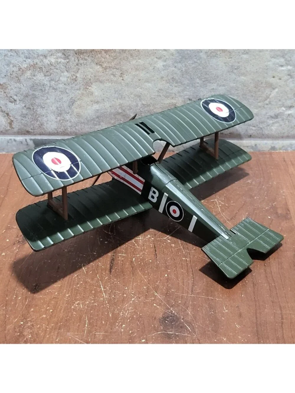 Assembled Airplane Model Kit InAir E Z Sopwith Camel F1 Missing Display Stand
